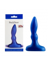 Синий анальный стимулятор Beginners p-spot massager - 11 см. - Lola Games - в Королеве купить с доставкой