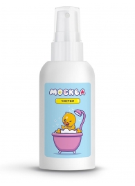 Антибактериальный спрей для очистки секс-игрушек с ароматом дыни  Москва Чистая  - 100 мл. - Москва - купить с доставкой в Королеве