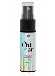 Клиторальный возбуждающий спрей Clit Me On Red Fruits - 12 мл. - INTT - купить с доставкой в Королеве