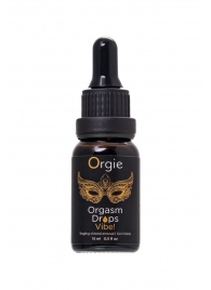 Возбуждающий гель для клитора ORGIE Orgasm Drops Vibe - 15 мл. - ORGIE - купить с доставкой в Королеве