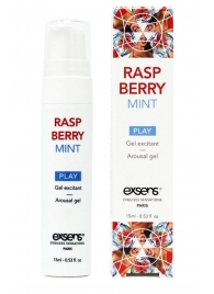 Возбуждающий гель Raspberry Mint с ароматом малины и мяты - 15 мл. - Exsens - купить с доставкой в Королеве