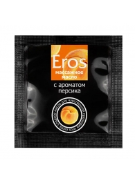 Саше массажного масла Eros exotic с ароматом персика - 4 гр. - Биоритм - купить с доставкой в Королеве
