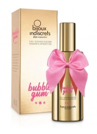 Гель с ароматом жвачки Bubblegum 2-in-1 Scented Silicone Massage And Intimate Gel - 100 мл. - Bijoux Indiscrets - купить с доставкой в Королеве