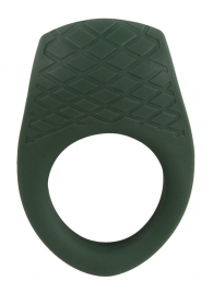 Зеленое эрекционное виброкольцо Luxurious Vibro Cock Ring - Orion - в Королеве купить с доставкой