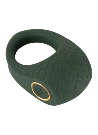 Зеленое эрекционное виброкольцо Luxurious Vibro Cock Ring - Orion - в Королеве купить с доставкой