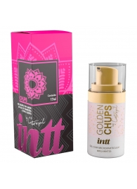 Возбуждающий гель Golden Chups с малиновым ароматом - 17 мл. - INTT - купить с доставкой в Королеве