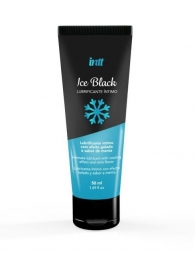 Лубрикант на водной основе Ice Black с ледяным эффектом - 50 мл. - INTT - купить с доставкой в Королеве