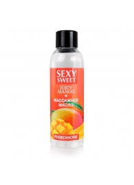 Массажное масло Sexy Sweet Juicy Mango с феромонами и ароматом манго - 75 мл. - Биоритм - купить с доставкой в Королеве