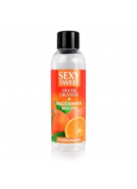 Массажное масло Sexy Sweet Fresh Orange с ароматом апельсина и феромонами - 75 мл. - Биоритм - купить с доставкой в Королеве