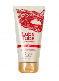 Интимный гель на водной основе Lube Tube Hot с разогревающим эффектом - 150 мл. - ORGIE - купить с доставкой в Королеве