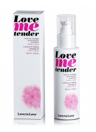 Съедобное согревающее массажное масло Love Me Tender Cotton Candy с ароматом сладкой ваты - 100 мл. - Love to Love - купить с доставкой в Королеве