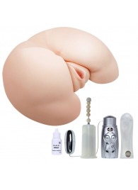 Вибрирующий мастурбатор-попка с ротацией и пультом управления - Baile - в Королеве купить с доставкой