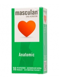 Презервативы анатомической формы Masculan Anatomic - 10 шт. - Masculan - купить с доставкой в Королеве