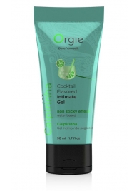 Съедобный интимный гель Orgie Lube Tube Cocktail Caipirinha - 50 мл. - ORGIE - купить с доставкой в Королеве