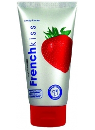 Съедобный лубрикант Frenchkiss с ароматом клубники - 75 мл. - Joy Division - купить с доставкой в Королеве