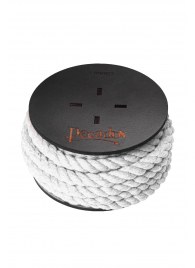 Белая веревка для шибари на катушке - 5 м. - Pecado - купить с доставкой в Королеве