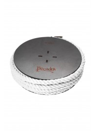 Белая веревка для шибари на катушке - 10 м. - Pecado - купить с доставкой в Королеве