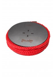 Красная веревка для шибари на катушке - 10 м. - Pecado - купить с доставкой в Королеве