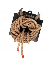 Джутовая веревка для шибари - 5 м. - Pecado - купить с доставкой в Королеве