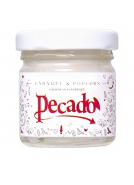 Массажная свеча Caramel   Popcorn - 35 мл. - Pecado - купить с доставкой в Королеве