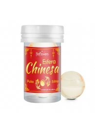 Интимный гель Chinesa Esfera с охлаждающе-пульсирующим эффектом (2 шарика по 3 гр.) - HotFlowers - купить с доставкой в Королеве