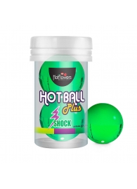 Лубрикант на силиконовой основе Hot Ball Plus с покалывающим эффектом (2 шарика по 3 гр.) - HotFlowers - купить с доставкой в Королеве