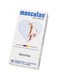 Ультратонкие презервативы Masculan Ultra Fine с обильной смазкой - 10 шт. - Masculan - купить с доставкой в Королеве