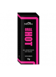 Гель для оральных ласк Oral Hot с согревающим эффектом - 15 гр. - HotFlowers - купить с доставкой в Королеве