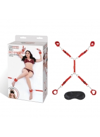 Красная фиксация на матрас Classic Bedspreader - Lux Fetish - купить с доставкой в Королеве