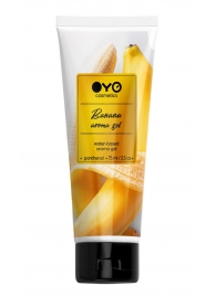 Лубрикант на водной основе OYO Aroma Gel Banana с ароматом банана - 75 мл. - OYO - купить с доставкой в Королеве
