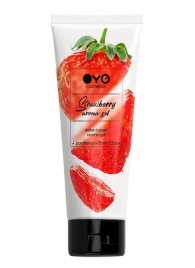 Лубрикант на водной основе OYO Aroma Gel Strawberry с ароматом клубники - 75 мл. - OYO - купить с доставкой в Королеве