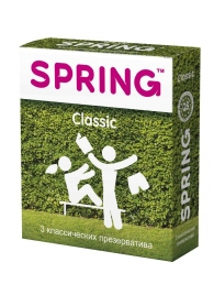 Классические презервативы SPRING CLASSIC - 3 шт. - SPRING - купить с доставкой в Королеве