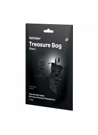 Черный мешочек для хранения игрушек Treasure Bag L - Satisfyer - купить с доставкой в Королеве