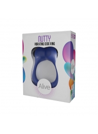 Синее эрекционное виброкольцо Nutty - Adrien Lastic - в Королеве купить с доставкой
