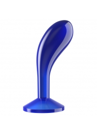 Синяя анальная втулка Flawless Clear Prostate Plug 6.0 - 15 см. - Lovetoy - в Королеве купить с доставкой