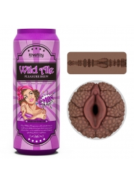 Коричневый мастурбатор-вагина Pleasure Brew Masturbator-Wild Ale в банке - Lovetoy - в Королеве купить с доставкой