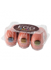 Набор из 6 мастурбаторов-яиц Tenga Egg Variety Pack V - Tenga - в Королеве купить с доставкой