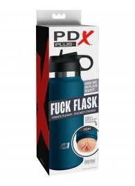Мастурбатор-вагина в синей колбе F*ck Flask - Pipedream - в Королеве купить с доставкой