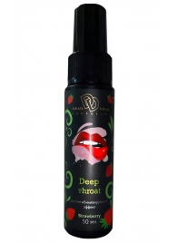 Спрей для горла Deep Throat с десенсибилизирующим эффектом и вкусом клубники - 50 мл. - БиоМед - купить с доставкой в Королеве
