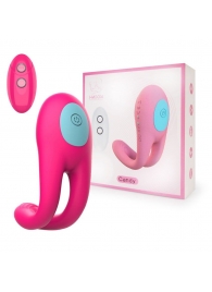 Розовое виброкольцо с пультом ДУ - I-MOON - в Королеве купить с доставкой