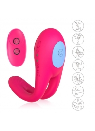 Розовое виброкольцо с пультом ДУ - I-MOON - в Королеве купить с доставкой
