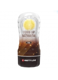 Прозрачный текстурированный мастурбатор Vacuum Cup Masturbator Stellar - Baile - в Королеве купить с доставкой