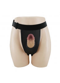 Полый страпон на регулируемых трусиках Houston - 17,5 см. - Baile - купить с доставкой в Королеве