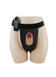 Полый вибрострапон на регулируемых трусиках Draven - 17,5 см. - Baile - купить с доставкой в Королеве