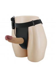 Полый вибрострапон на регулируемых трусиках Draven - 17,5 см. - Baile - купить с доставкой в Королеве