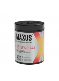 Анатомические презервативы MAXUS Sensual - 15 шт. - Maxus - купить с доставкой в Королеве