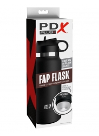 Черный мастурбатор в виде бутылки Fap Flask - Pipedream - в Королеве купить с доставкой