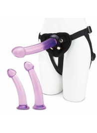 Тренировочный набор с тремя насадками Pegging Training Set - Lux Fetish - купить с доставкой в Королеве
