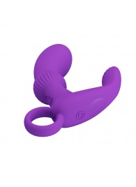 Фиолетовый вибромассажёр для массажа простаты Cayla - 11,2 см. - Baile - в Королеве купить с доставкой