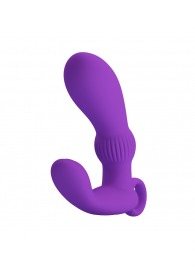 Фиолетовый вибромассажёр для массажа простаты Cayla - 11,2 см. - Baile - в Королеве купить с доставкой